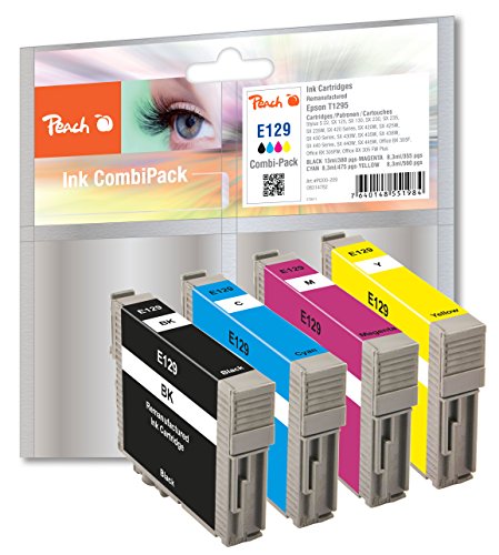 Preisvergleich Produktbild Peach Spar Pack Tintenpatronen kompatibel zu Epson T1295