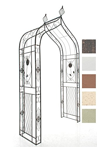 CLP Rosenbogen DOLKAR, Eisen pulverbeschichtet, ca 130 x 50 cm, Höhe ca 245 cm bronze