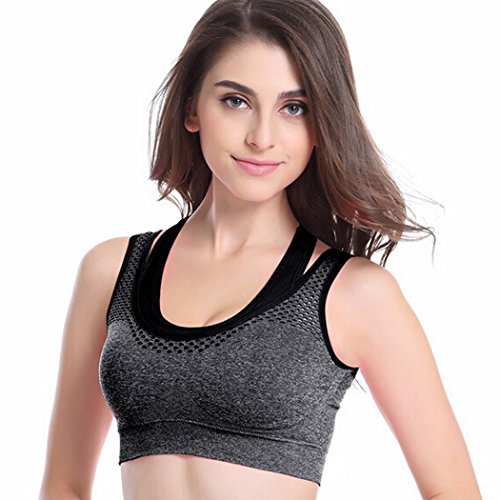 Zeagoo Damen Yoga BH Sport Fitness BH Tank Top - 4