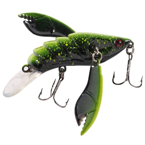 Preisvergleich Produktbild Balzer Shirasu Crazy Crawler Magic Arms UV schwarz gelb 7 cm