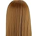 Hotrose Salon Hairdressing 26 inch 30% Long Real Human Hair Student Practice Mannequin Training Head with Clamp (26 inch, #2)