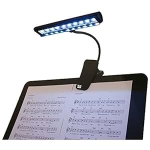 Luce Ricaricabile Per Leggio Con 14 LED, Luce Per Pianoforte Con Clip 3 Colori 8 Livelli Di Luminosita Per Leggio Spartiti E Lettura Con Cavo Usb C 91996065 - Foto 10