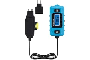 GENERIC Hanzete CNBJ-611 Automotive Fuse Current Tester Car Leakage Analyzer Fault Tester Automotive Fuse Current Testing Tool Blue Backlight LCD Display with Front Illumination Light