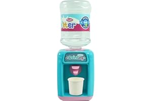 LICHENGTAI Mini Dispenser di Acqua da Tavolo Dispenser di Bevande, Dispenser di Acqua con Secchio dAcqua Bere 8 Bicchieri dAcqua per Regalo per Bambini in Dormitorio per Studenti a Casa, Blu