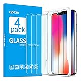 proteccion iphone x 💖[ Adjuste Perfectamente] : Diseñado especialmente para iPhone X/XS con la instalación muy fácil. Puede proporcionar la máxima protección para el protector de pantalla. No puede cubrir toda la pantalla porque el móvil tiene una curvatura.