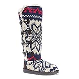 Zum Anziehen Mukluks MUK LUKS Felicity, Damen, Stiefel zum Reinschlüpfen, Navy, 37 EU