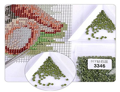 Set Diamond Painting Strass Mosaik Bild Basteln Bastelset Steine Eisbären 25×30 - 3