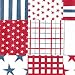 Petit Lazzari Boston Duvet White/Navy Blue Cot (60 x 120 cm)