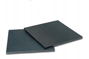 BMF DIRECT Pack of 2 Mild Steel Square Plates - 1.0/2.0/3.0/4.0mm Thick Metal Steel Panel Fabrication and DIY Repair Project (4.0x200x200mm)