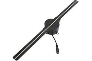 LENTLY Ventilatore a ologramma a LED 3D da 16,5 pollici 224 perline di luce ad alta risoluzione per lettore pubblicitario 3D proiezione olografica per la pubblicità commerciale commerciale 100-240V (spina UE