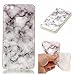 Produktbild Lonchee Huawei P10 Lite Hülle,Marmormuster Muster Weich TPU Handy Hülle Durchsichtig Transparent Etui Cover Case Protective Shell Soft Schutzhülle Telefon Kasten für Huawei P10 Lite – Rauch weiß