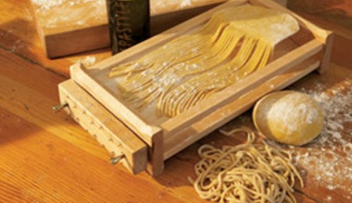 MAAJ® NUDELSCHNEIDER FÜR MACCARONI ALLA CHITARRA + FETTUCCINE NUDELGITARRE - 3