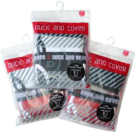 Duck and Cover Men's 2-Pack Keyhole Trunk
