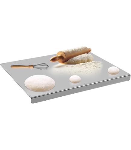 Tagliere In Acciaio Inox 304 - Doppia Faccia Per Carne E Verdure, Appendiabile - Foto 4