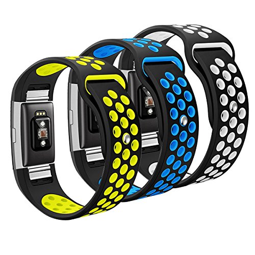 Fitbit Charge 2 Armband, Bepack Kieselgel Weiche Silikon verstellbaren Ersatz-Armband für Fitbit Charge 2 Smartwatch Herzfrequenz Fitness Wristband