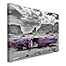 Produktbild Bilderwelten Leinwandbild Pink Cadillac Querformat 2:3 Leinwandbild Leinwandbild XXL Leinwanddruck Maße HxB: 100cm x 150cm