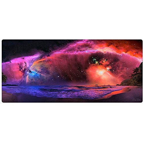 AliBli Large Gaming Mouse Pad xxl Extended Mat Tapete de escritorio Mousepad largo antideslizante Rubber Mice Pads Stitched Edges 900x400mm