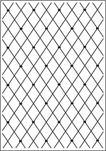 Lattice A4 Embossing Folder