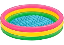 Intex Sunset Glow Baby Pool Outdoor Toy and Structures [Multicolor, 57422]