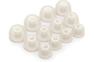 Okuli 12 x Silikonowe Końcówki Douszne Kompatybilny z Jabra Elite 3, 5, 7, 65t, 75t Słuchawki w Białym