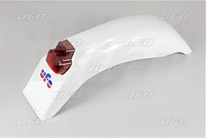 UFO-398 UFO - 47499 : Guardabarros Trasero Enduro Con Luz 125Cc-250Cc-500Cc (1979-1989), Me08026-W Blanco
