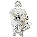 Bóboli Unisex Baby PACK 4 PIECES WITH SAMLL GIFT CASE Full Long Sleeve Clothing Set, Off-White (off White 1111), 0-3 Months (Manufacturer size: 1M) (M