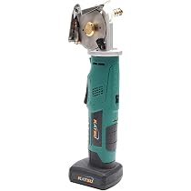 Cutter Rotatif électrique Yapasopu - 2000RPM, 2000mAh, Coupe 25mm Max, Pour Tissu, Cuir, Carton (avec 2 Batteries)