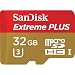 Produktbild SanDisk Extreme Plus microSDHC 32GB UHS-I Class 10 U3 Speicherkarte bis zu 80MB/s lesen (Zertifiziert und Generalüberholt)