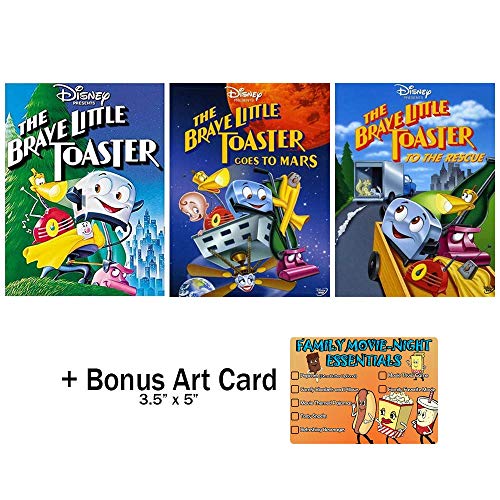 The Brave Little Toaster: Complete Animated Movie Series DVD Collection - 3 Films + Bonus Art Card