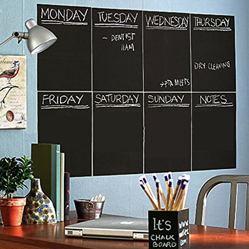 8x A4 Wochenplaner Tafel Wand Aufkleber Entfernbarer Tafel Aufkleber   Zuhause Deko - 2