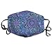 Produktbild Nicegift Kaffee-Fassett Millefiore Blue Face Masks Breathable Dust Filter Masks Mouth Cover Masks with Elastic Ear Loop