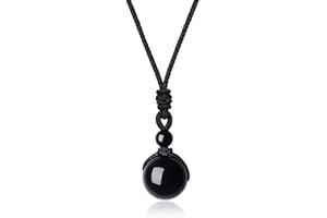 COAI Genuine Stone Bead Healing Crystal Necklace