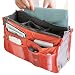PackNBUY RED Handbag Purse Switcher Travel Case for Cosmetics Keys Card Wallet RS.399.00