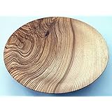 Holzschale Esche 28cm / Unikat Groß Maserung Natur Öko Obstschale Brotschale Design Designer