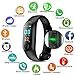 Produktbild PAWACA Fitness Armband mit Pulsmesser, Wasserdicht IP68 Fitness Tracker 0,96 Zoll Farbbildschirm Aktivitätstracker Fitness Uhr Smartwatch,Schrittzähler Uhr für Damen Herren
