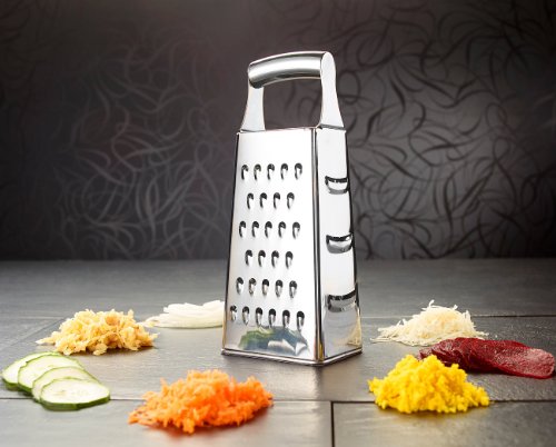 Rosenstein & Söhne Hochwertige Vierkantreibe aus Edelstahl mit extra scharfen Reiben - 3