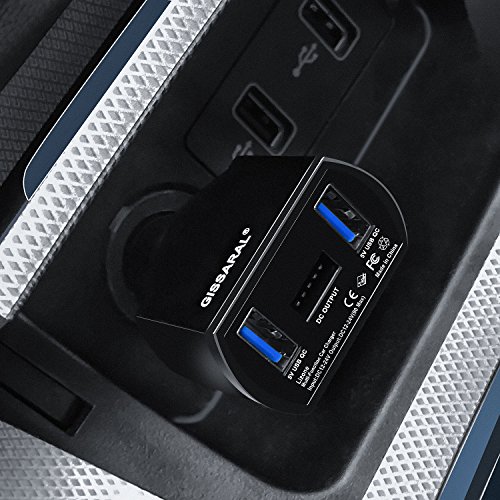 GISSARAL GISCCS-SP2 110W Laptop Auto Ladegerät für 12V Surface Pro 2 Surface RT; 2 USB KFZ Ladegerät für Surface 3 Apple oder Android Smartphones und Tabletten - 6