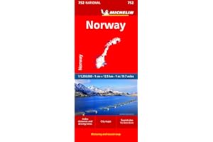 Norway - Michelin National Map 752: Straßen- und Tourismuskarte 1: 1 250 000 (Michelin Maps, 752)