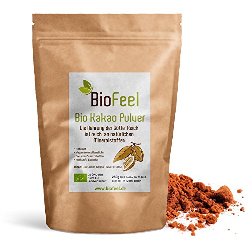 Preisvergleich Produktbild BioFeel - Bio Criollo Kakao Pulver, 250g