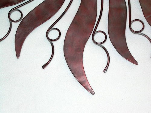 Wandhänger Wandschmuck Sonne aus Metall 96 cm - 3