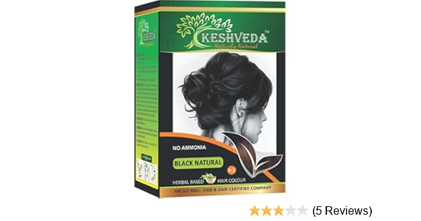 Buy Keshveda Hair Color Black Natural 120g Online At Low Prices