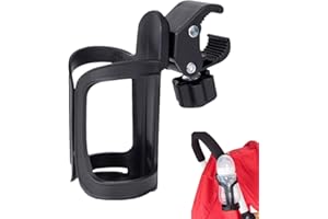 CYLEIBE Universal Stroller Cup Holder - Adjustable Pram Organiser for Bottles, Drinks, and Coffee - Baby Pushchair Accessory for Buggies