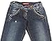 MISS SIXTY "Party" womens baggy jeans used-lookdenim (navy blue)
