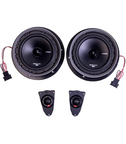 Hertz Uno X165 Lautsprecher – 440W, 16,5 Cm Koax, Inkl. Einbauset Für VW New Beetle