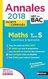 Annales ABC du BAC Maths Term S Spé&Spé 2018