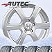 Produktbild 4 Winterräder Autec Polaric ECE 6,5x16 ET40 4x100 Brillantsilber mit 205/60 R16 92H Hankook Winter i*cept evo2 W320 für Renault Captur
