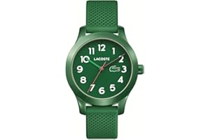 Lacoste Uhr mit DREI-Zeiger-Quarzwerk für Kinder Kollektion LACOSTE.12.12 Kids mit Silikonarmband