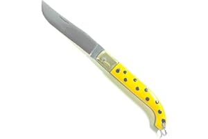 La zappa Coltello da lavoro Zuavo con lama in Acciaio Inox con manico in cellulosa Made in Italy (210 mm)