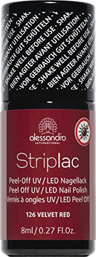Alessandro Striplac 26/126 Velvet red,1er Pack (1 x 8 ml)