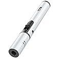 Jet Lighter Windproof Long Lighter Gas Refillable Torch Lighters for Men, Sold without Gas